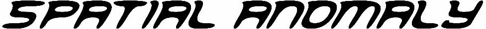 Spatial Anomaly