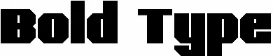Bold Type