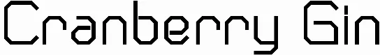 Cranberry Gin