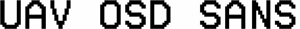 UAV OSD Sans