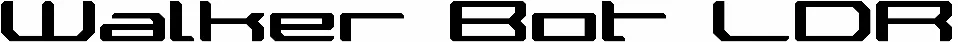 Walker Bot LDR