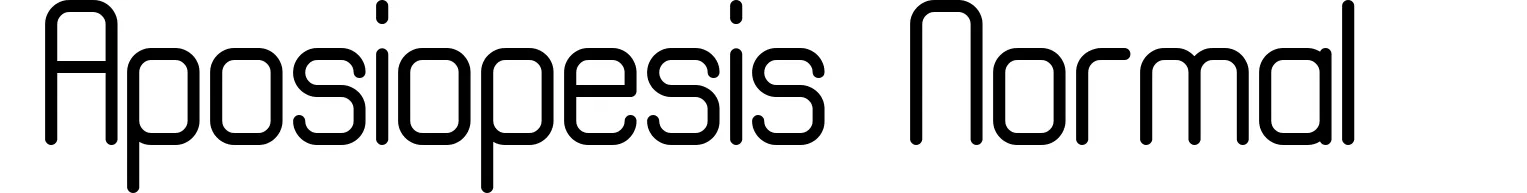 Aposiopesis Normal