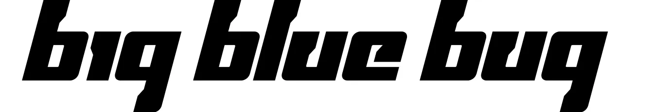 Big Blue Bug