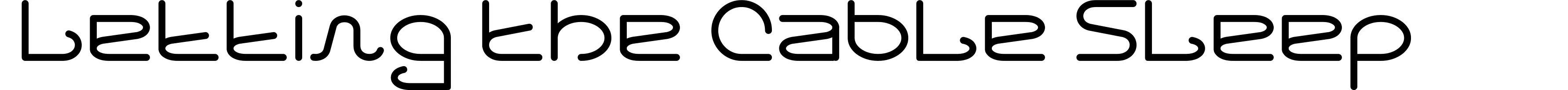 Letting The Cable Sleep