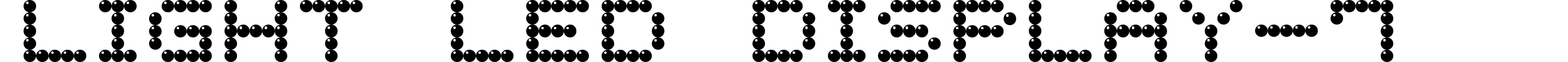 Light LED Display-7