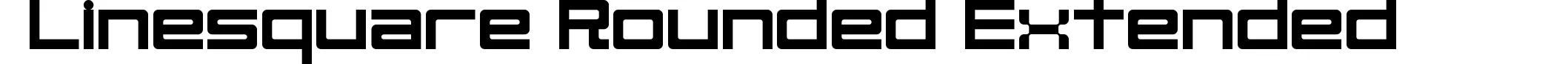 Linesquare Rounded Extended