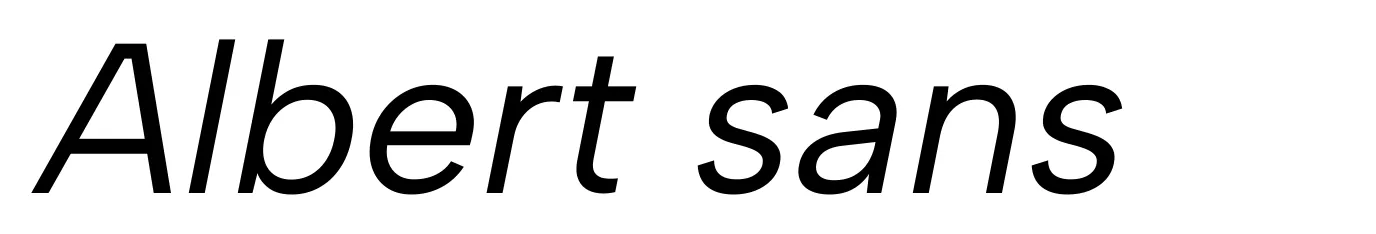Albert sans
