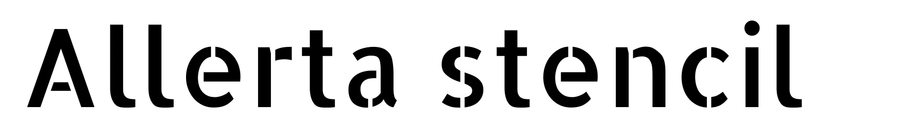 Allerta stencil