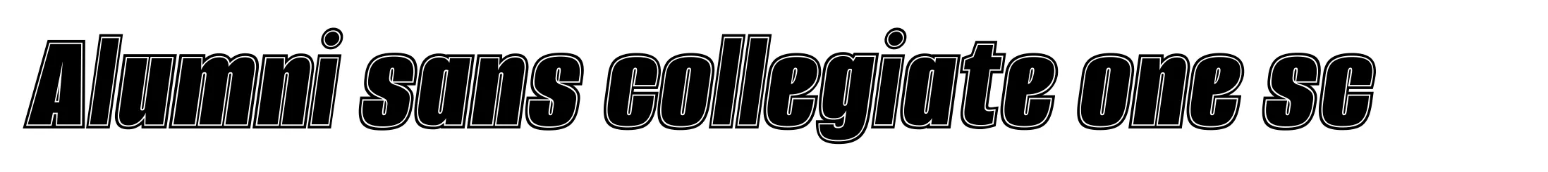 Alumni sans collegiate one sc