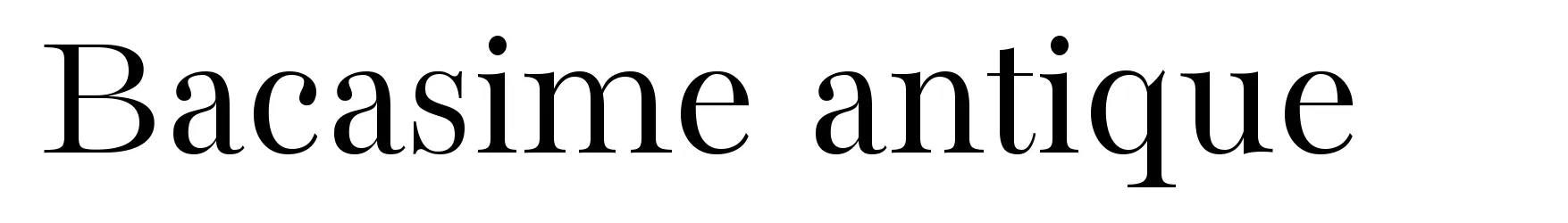 Bacasime antique