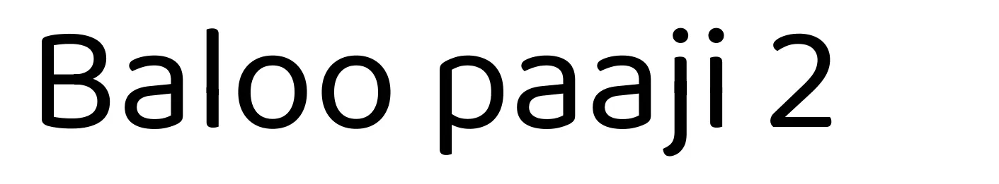 Baloo paaji 2