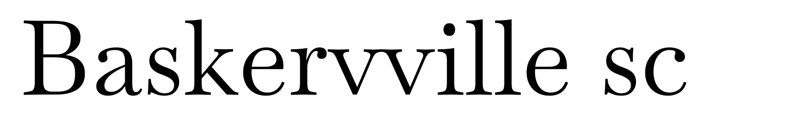 Baskervville sc