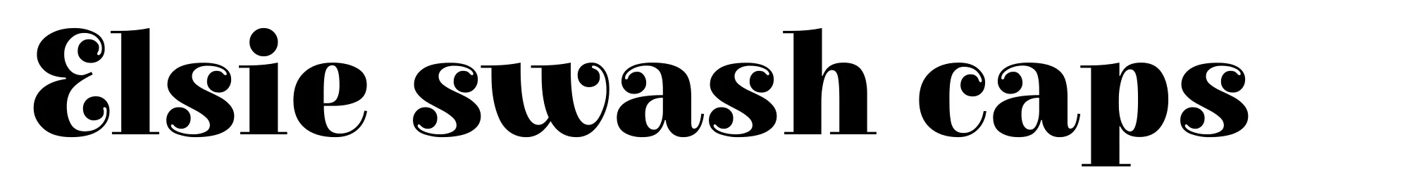 Elsie swash caps