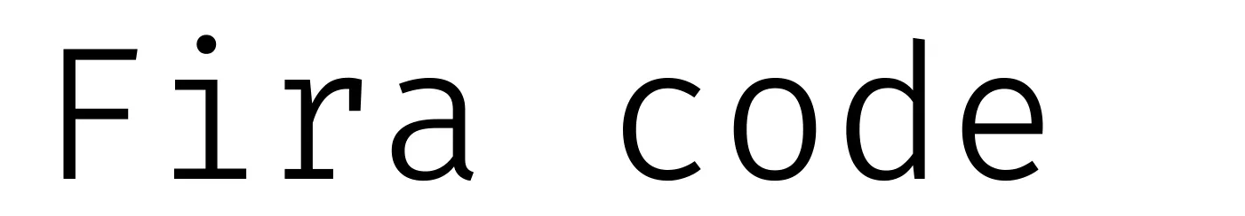 Fira code