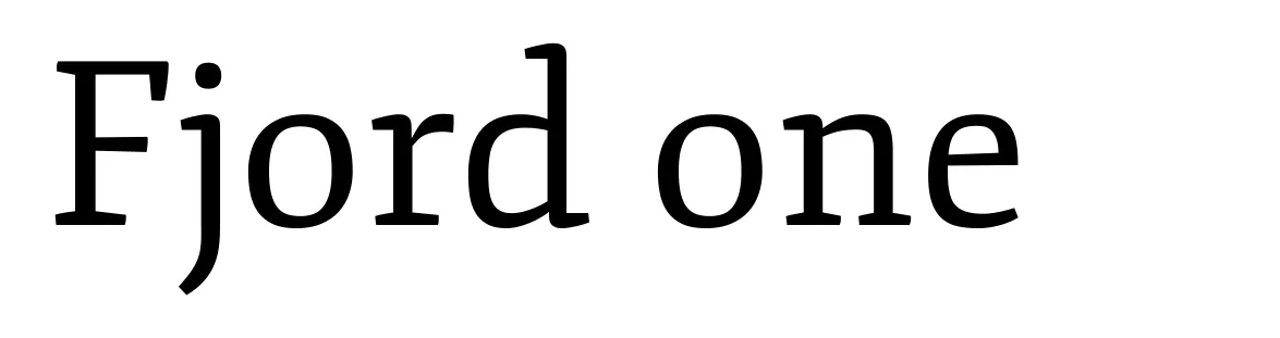 Fjord one