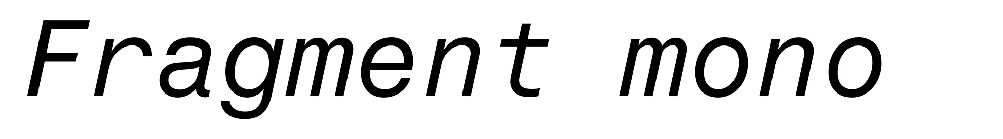 Fragment mono