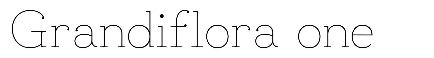 Grandiflora one