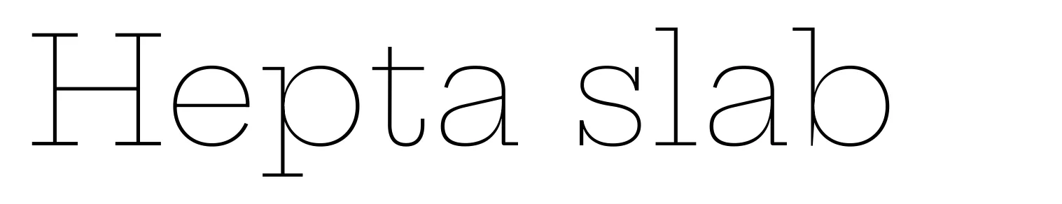 Hepta slab