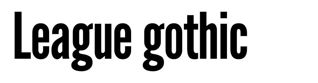League gothic