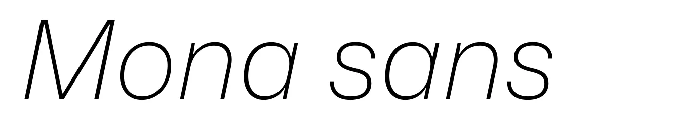 Mona sans
