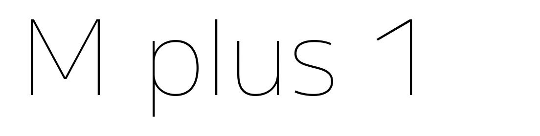 M plus 1