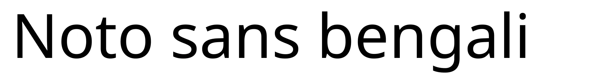 Noto sans bengali
