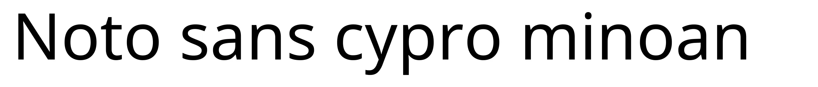 Noto sans cypro minoan