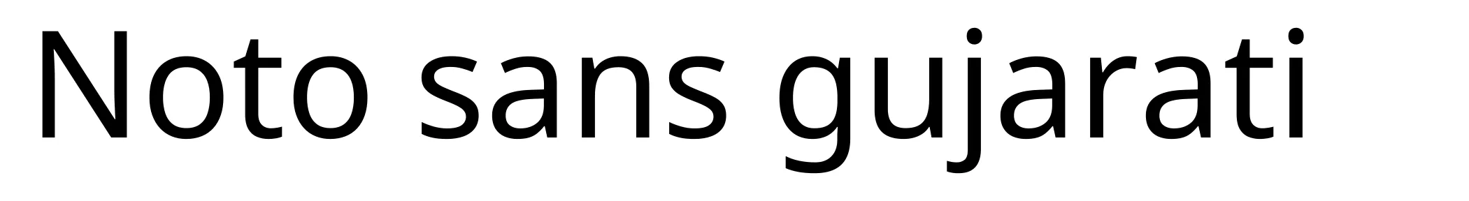 Noto sans gujarati