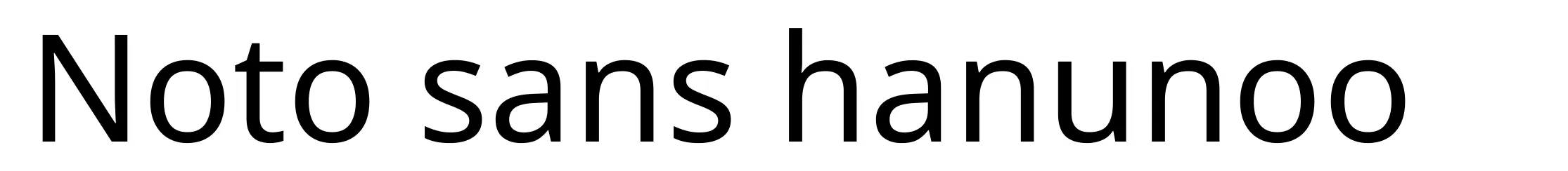 Noto sans hanunoo