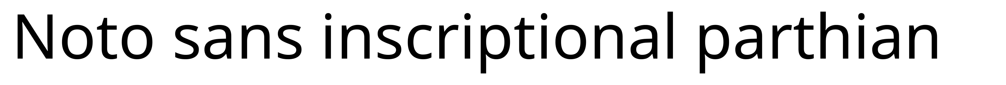 Noto sans inscriptional parthian