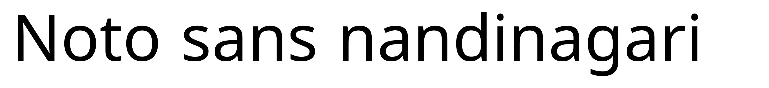 Noto sans nandinagari