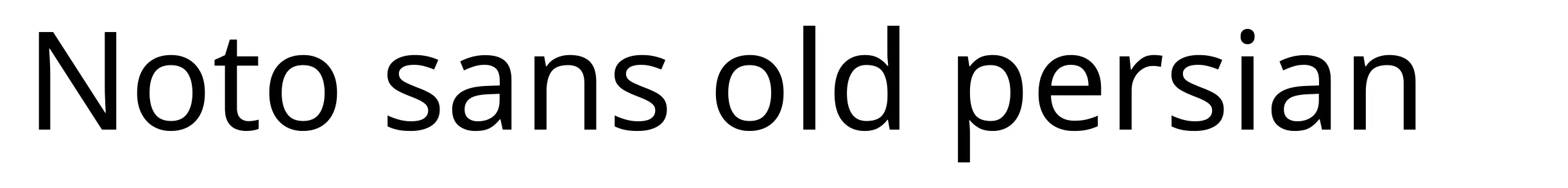 Noto sans old persian