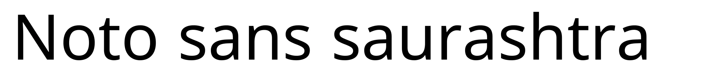 Noto sans saurashtra