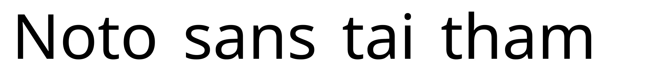 Noto sans tai tham