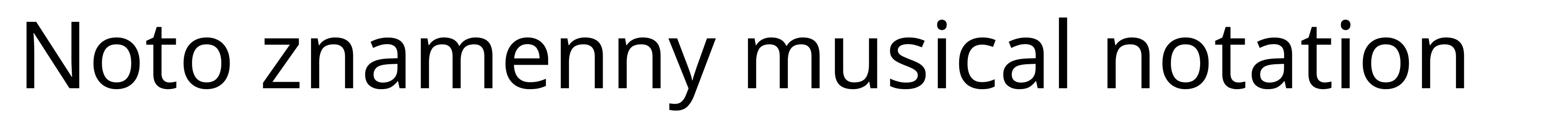 Noto znamenny musical notation