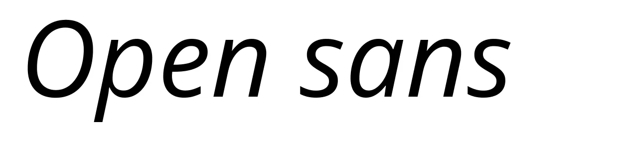 Open sans