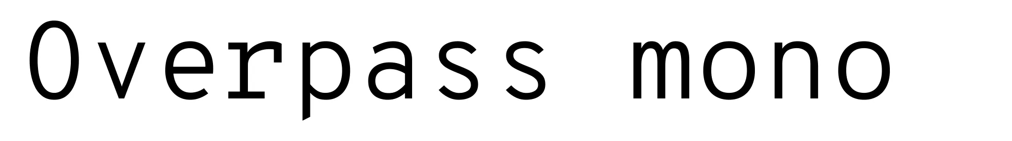 Overpass mono