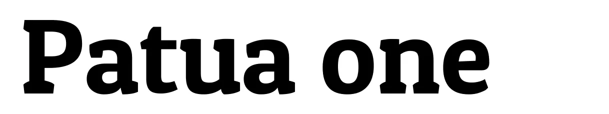 Patua one