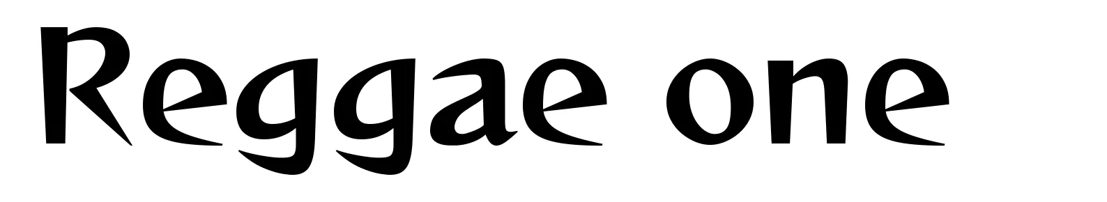 Reggae one