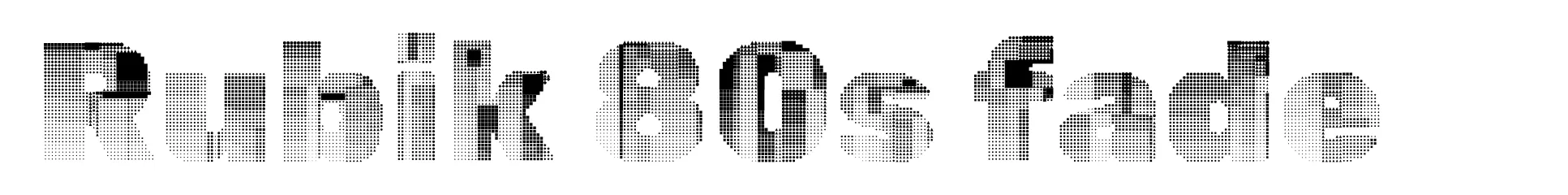 Rubik 80s fade
