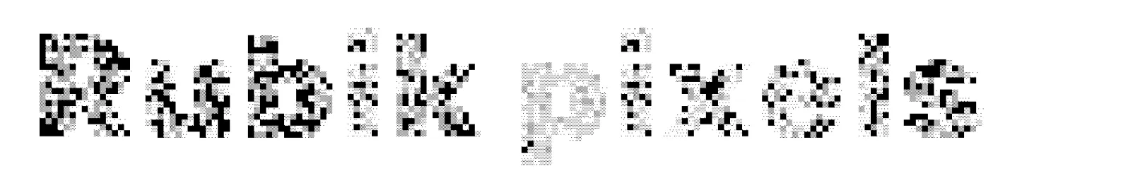 Rubik pixels
