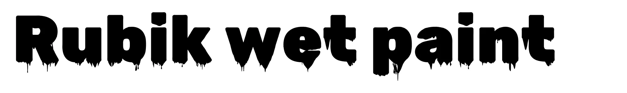 Rubik wet paint