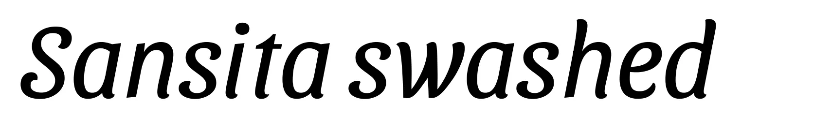 Sansita swashed