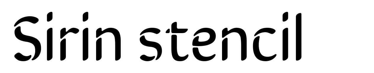 Sirin stencil
