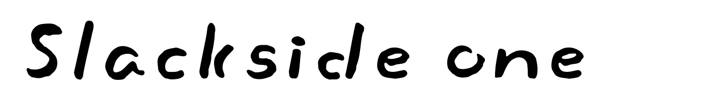 Slackside one