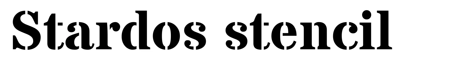 Stardos stencil