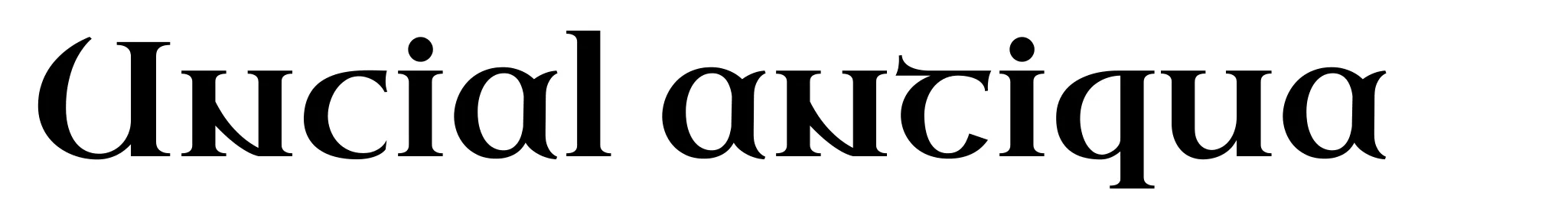 Uncial antiqua