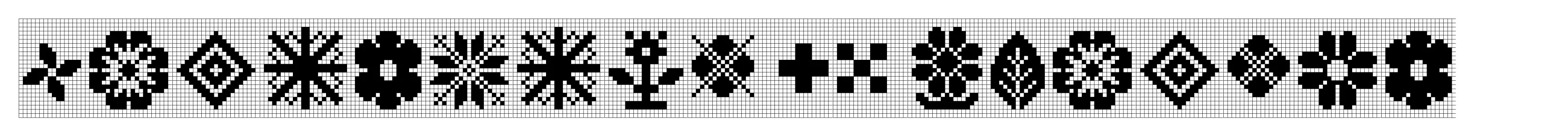 Yarndings 20 charted